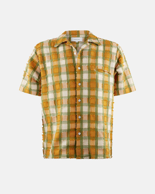 Jacquard Camp Collar Shirt