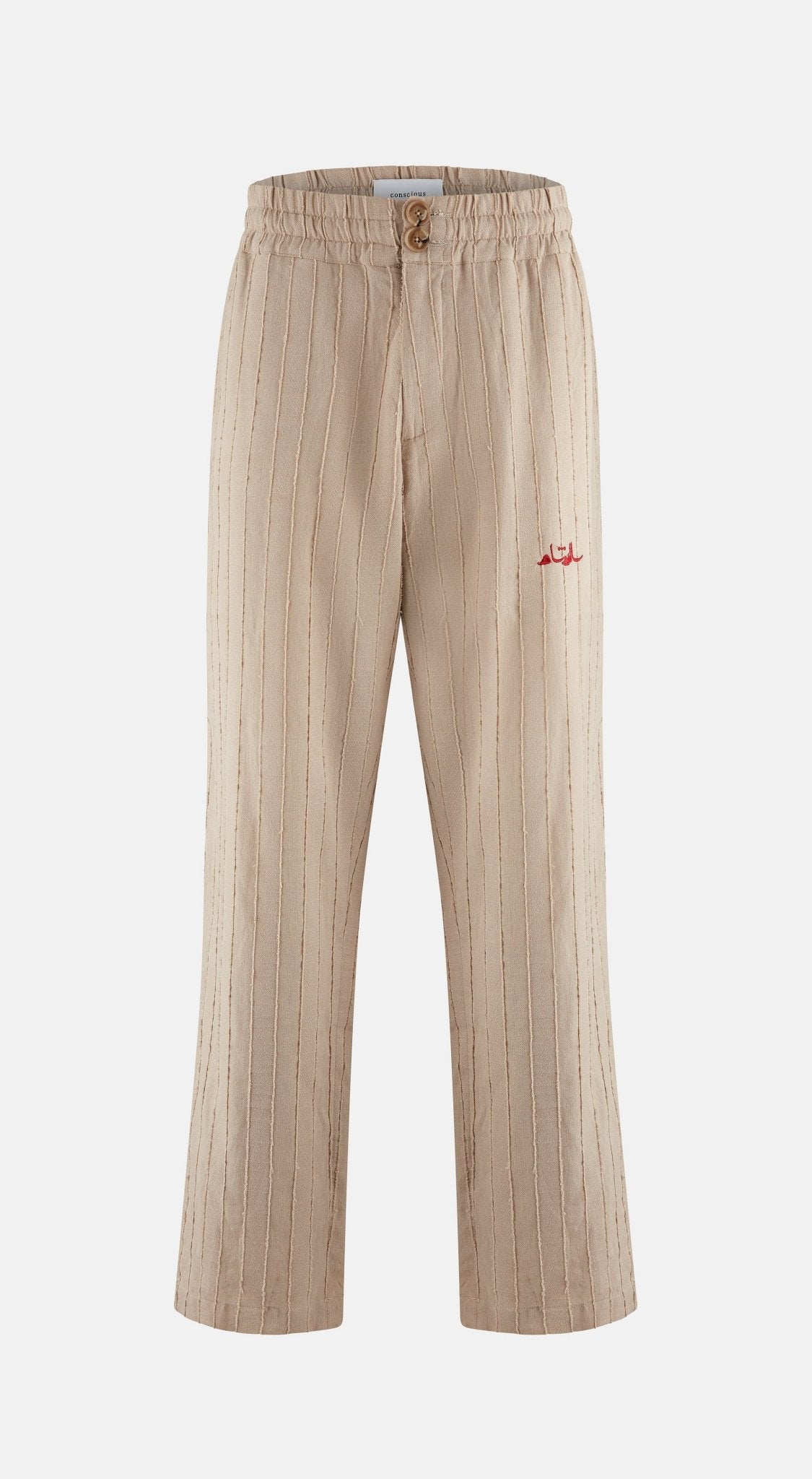 Linen Scripture Trousers