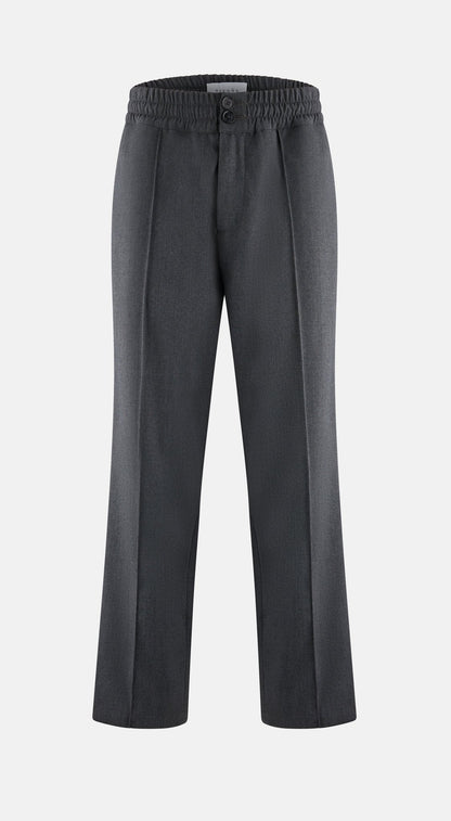 Wool Pleat Trousers