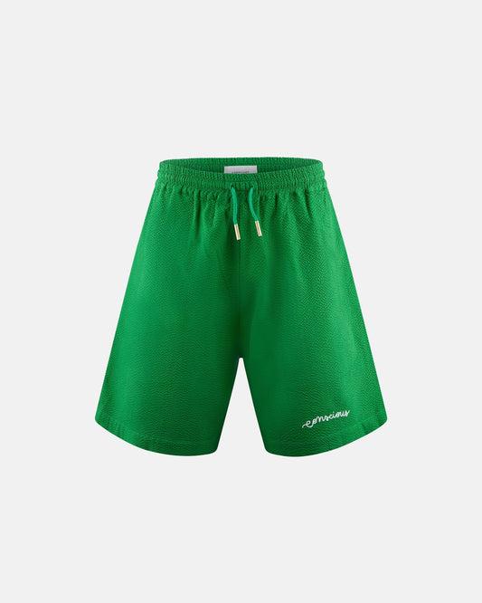 Seersucker Shorts Green